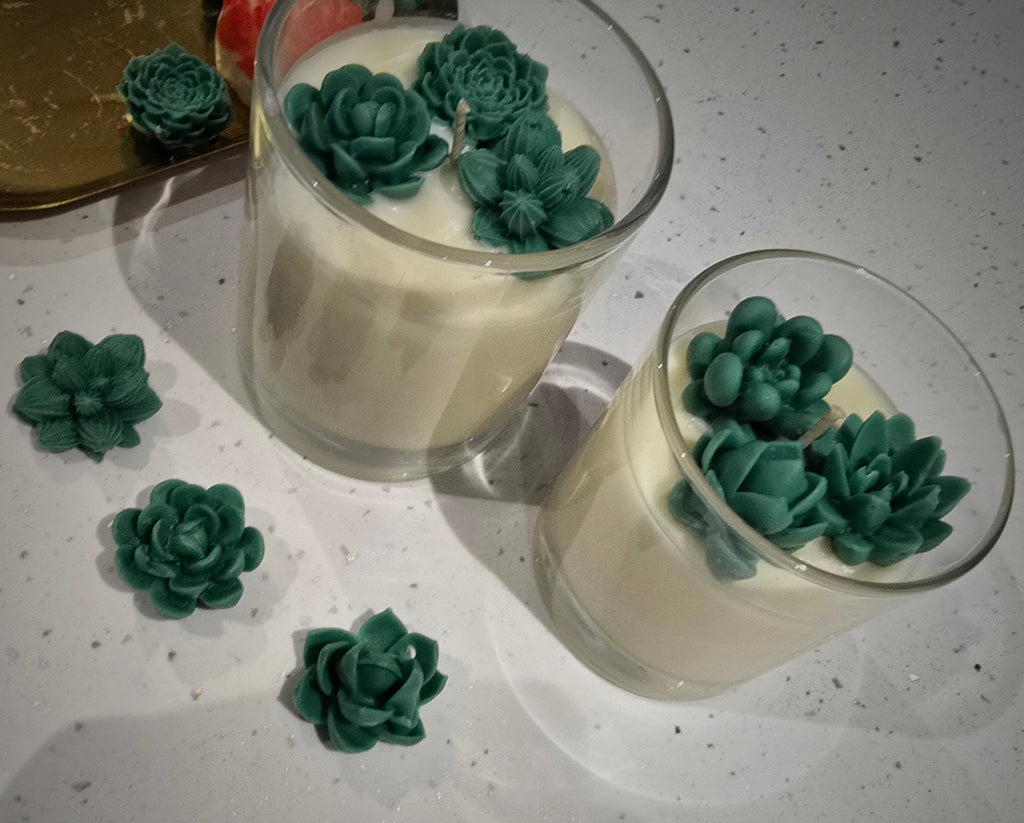 Succulent Candle