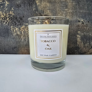 Tobacco & Oak Handmade Candle