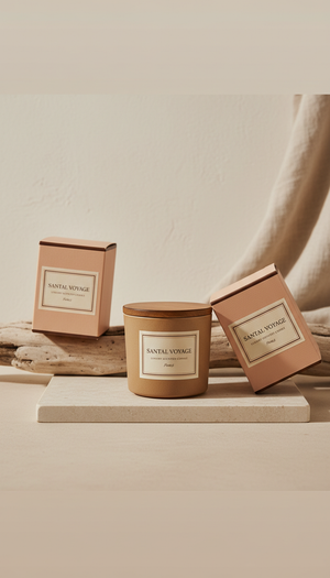 Santal Voyage soy wax candle