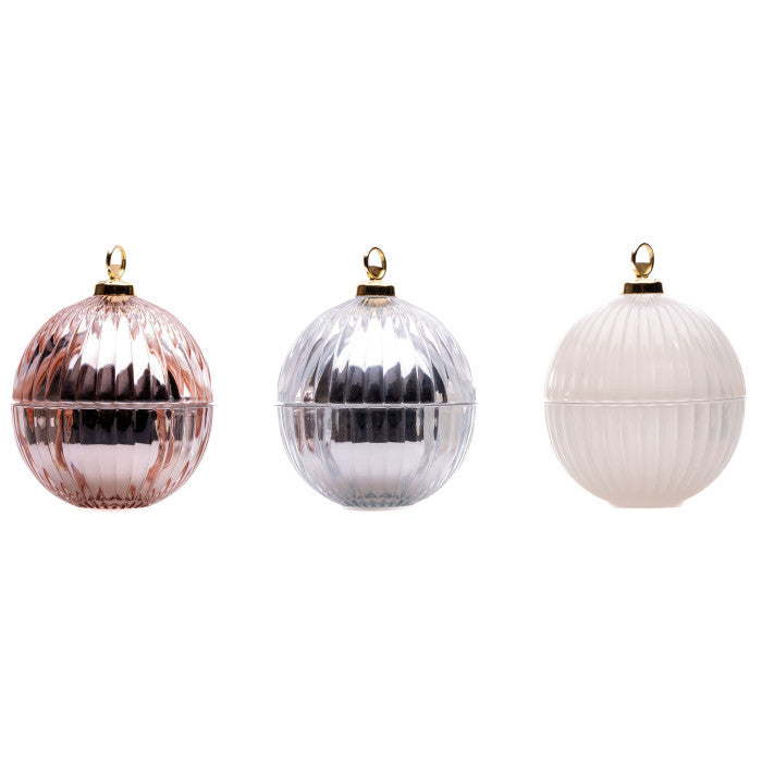 Trio Baubles - Blush