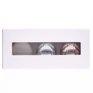 Trio Baubles - Blush