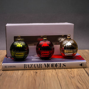 Trio Baubles - Festive