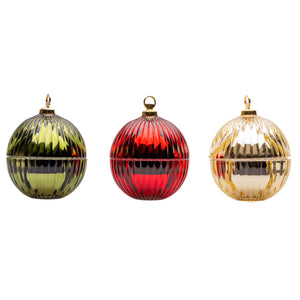 Trio Baubles - Festive