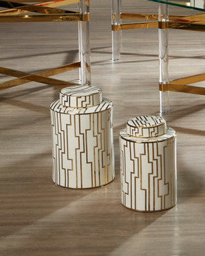 Kylie Gold Detail Jar Small