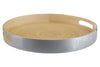 Silver Bamboo Tray