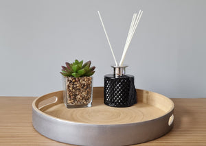 Silver Bamboo Tray